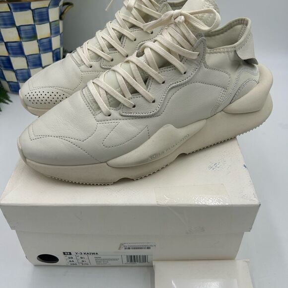 Men’s Adidas Y –3 kaiwa low top sneakers size 10 US - Picture 6 of 9